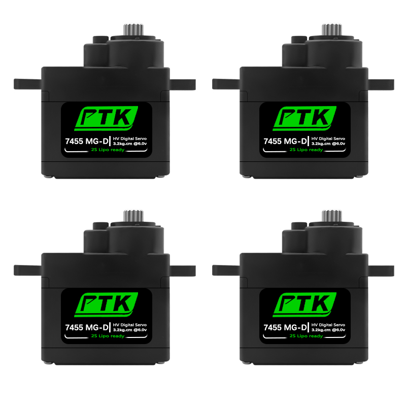 Drone Helicopter Rc - Servo digital PTK 7455MG-D de 12g