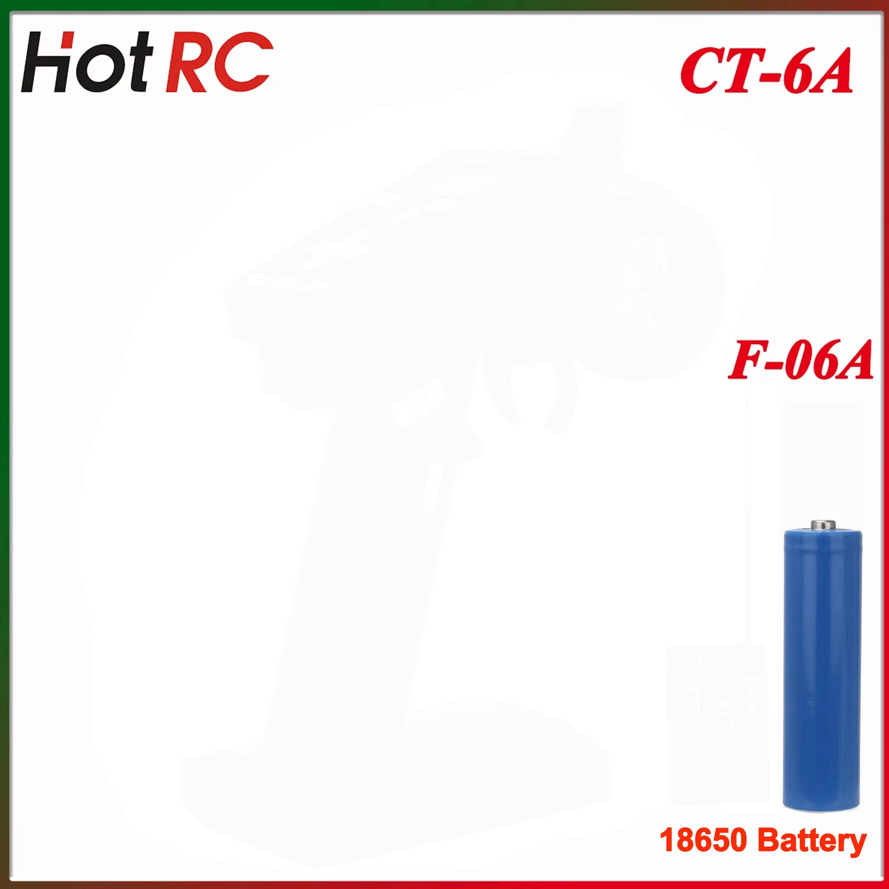 Drone Rc Transmitter And Receiver - Transmisor de Radio HotRC CT-6A 2.4G