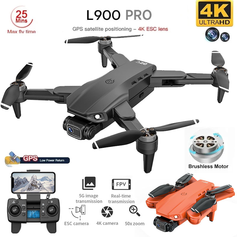 Nano Quad Fpv - L900 Pro GPS Drone 4K profesional