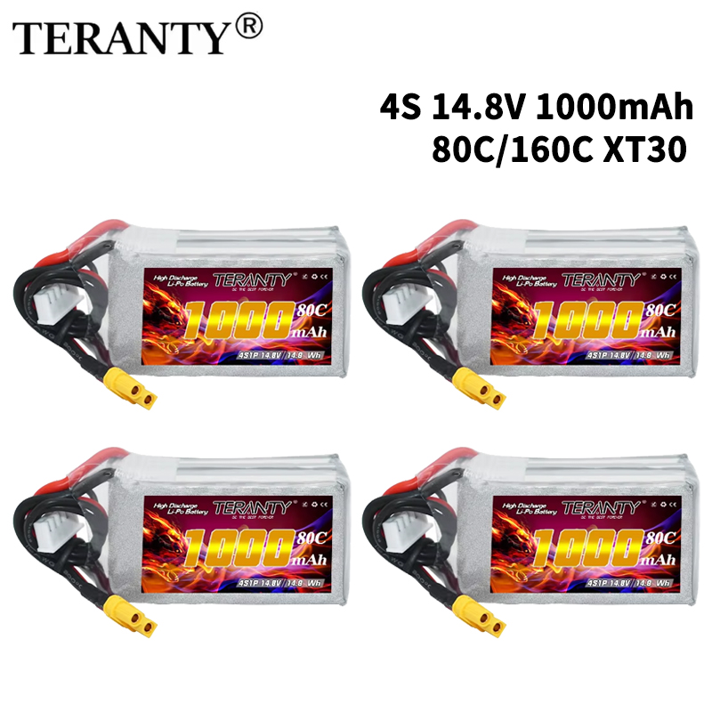 Nano Quad Fpv - Batería Lipo TERANTY 4S 1000mAh 14.8V