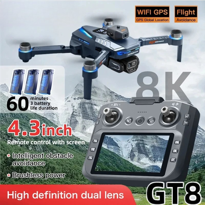 Drone E88Pro Rc 4K - Dron Original GT8 8K Profesional con