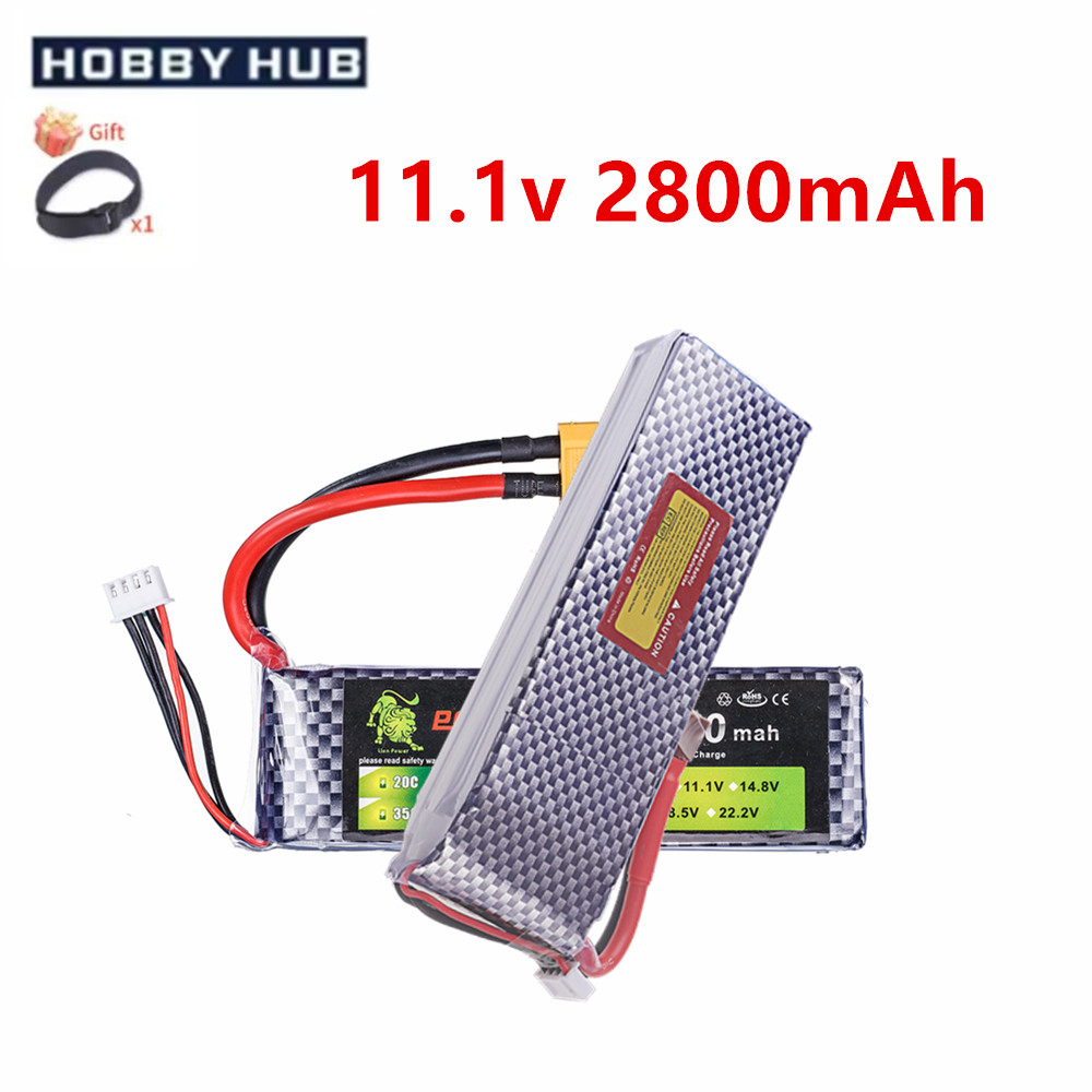 Drone Rc Truck - Batería Lipo 3S 11,1 V 2800mAh