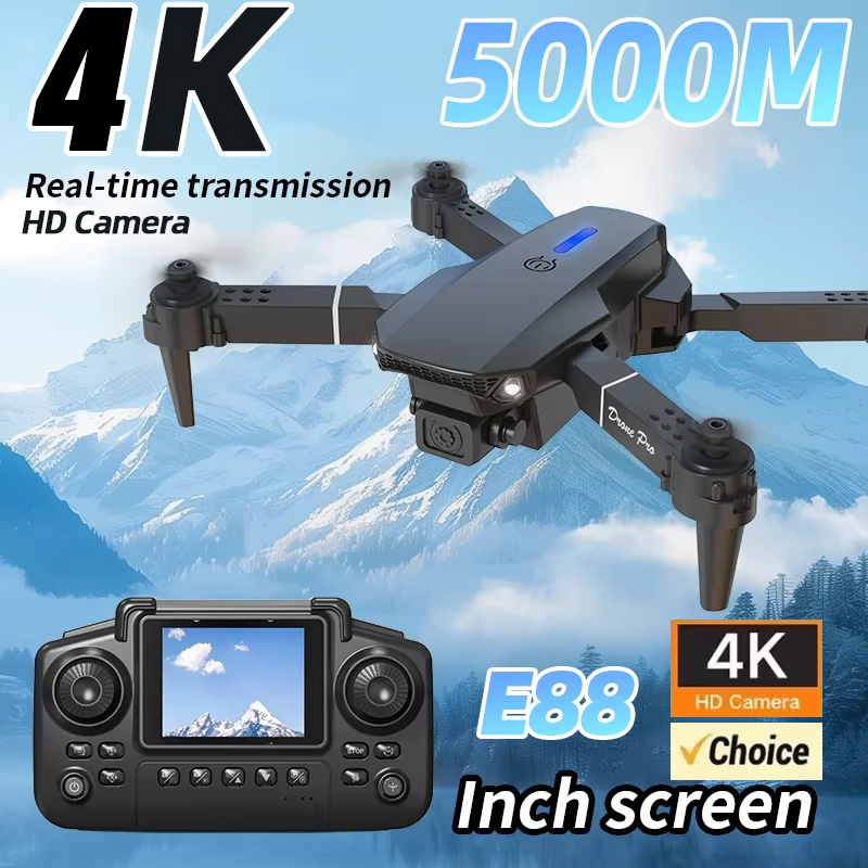 Drone Rc E88 Pro - Dron de Fotografía Aérea HD con