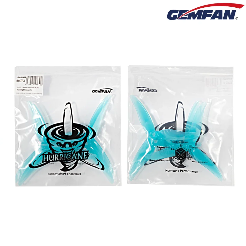 Drone Helicopter Rc - 10 pares (10CW + 10CCW) Gemfan