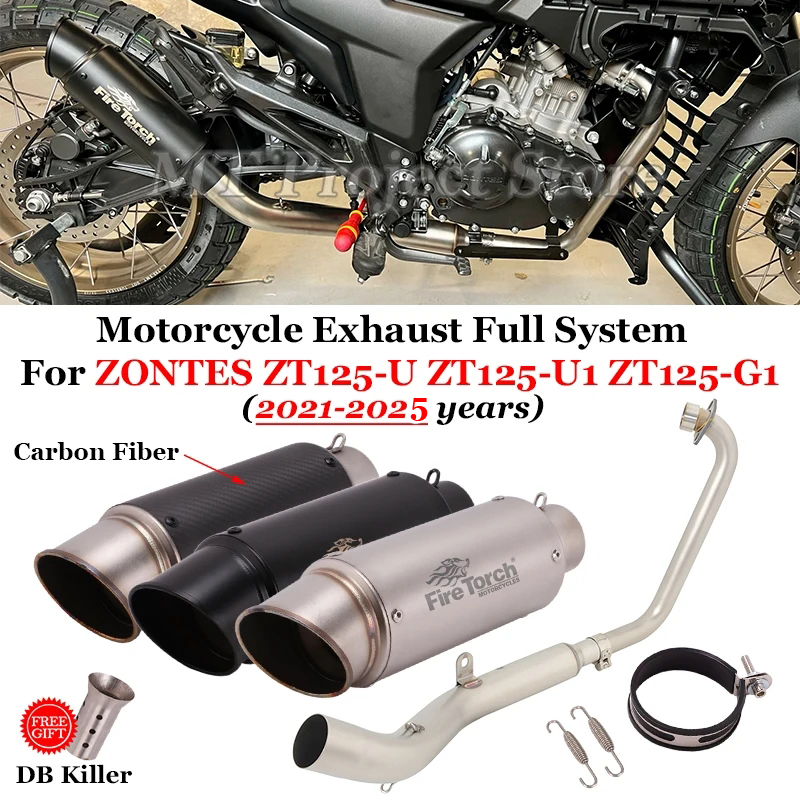 Drone Z1 - Sistema de escape para motocicleta, silenciador,