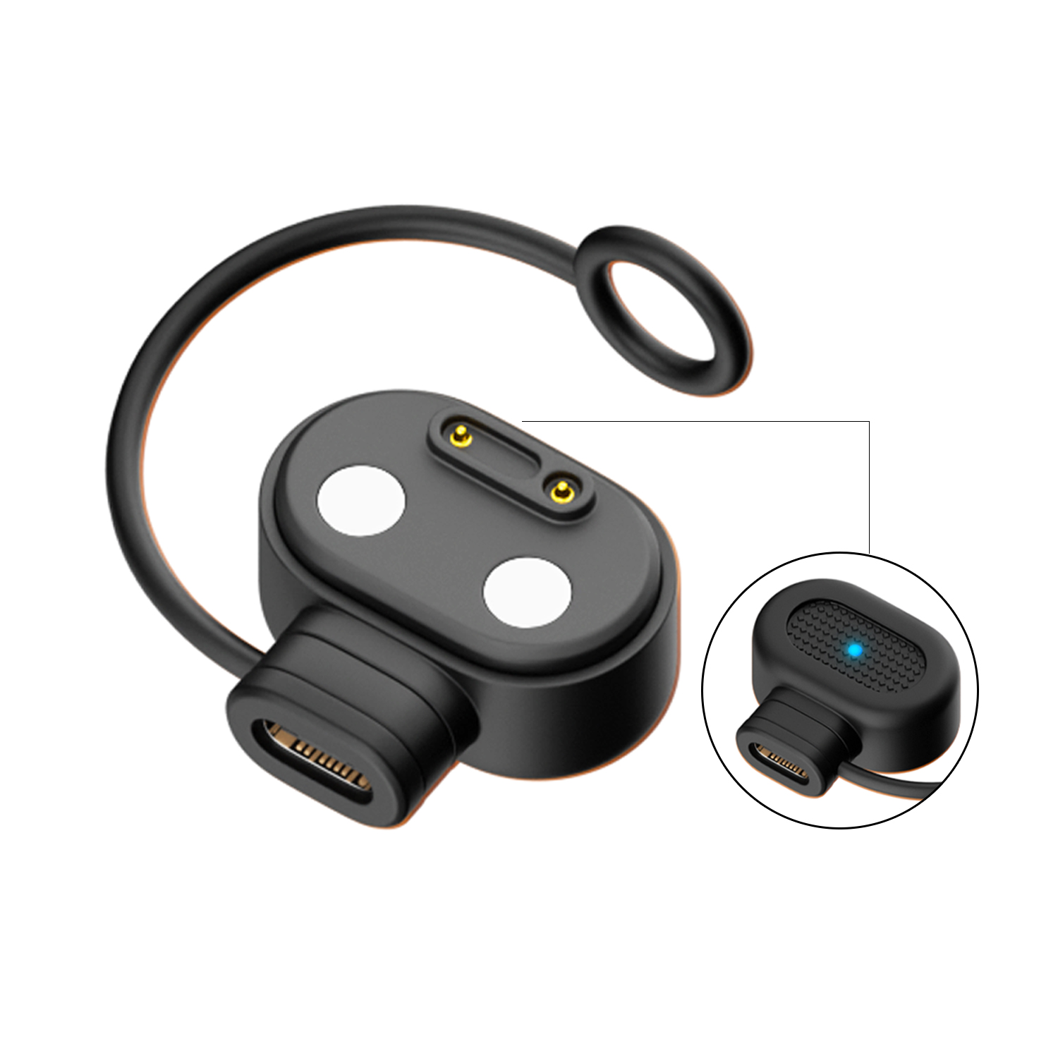 Drone Z1 - Adaptador de carga magnético USB tipo