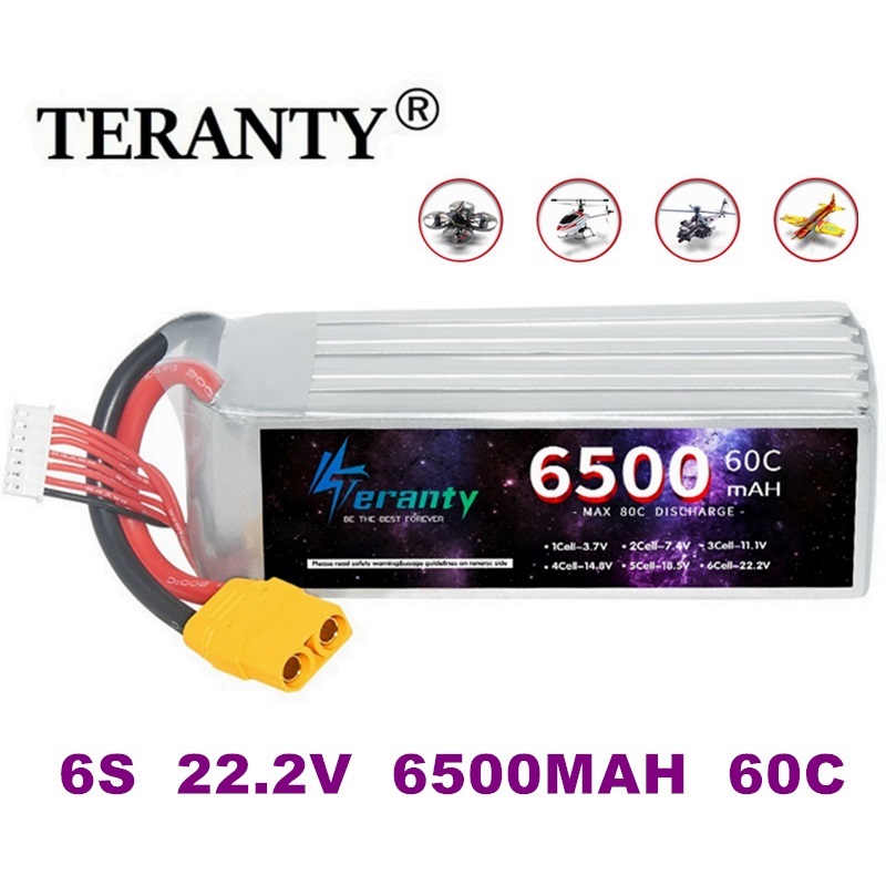 Drone Rc Truck - Batería Lipo TERANTY 6S 22.2V 6500mAh