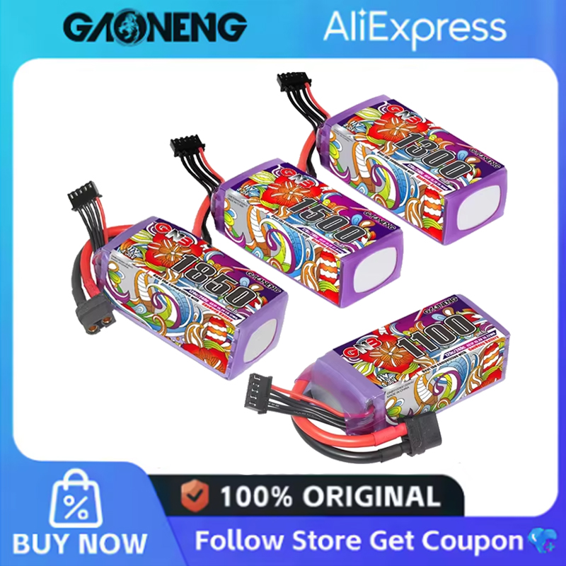 2 uds GNB 6S Lipo batería 22,8 - Nano Quad Fpv reseña y precio