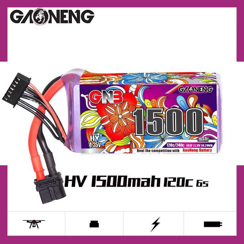 2 uds GNB 6S Lipo batería 22,8 - Nano Quad Fpv reseña y precio