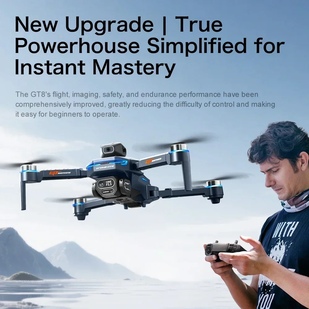 Drone 4K HD GT8 cámara para ev - Drone E88Pro Rc 4K reseña y precio