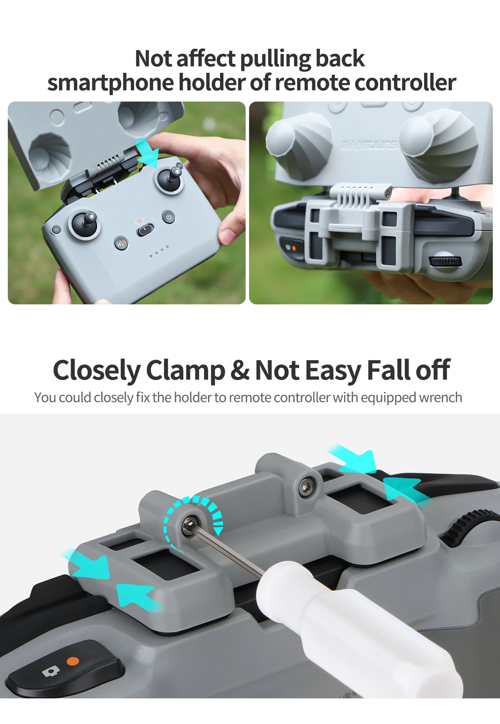 Protector de controlador 2 en  - Drone Dji Rc Mini 3 Pro reseña y precio
