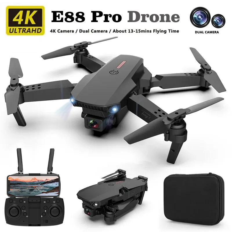 Dron profesional E88pro, flujo - Drone Rc E88 Pro reseña y precio