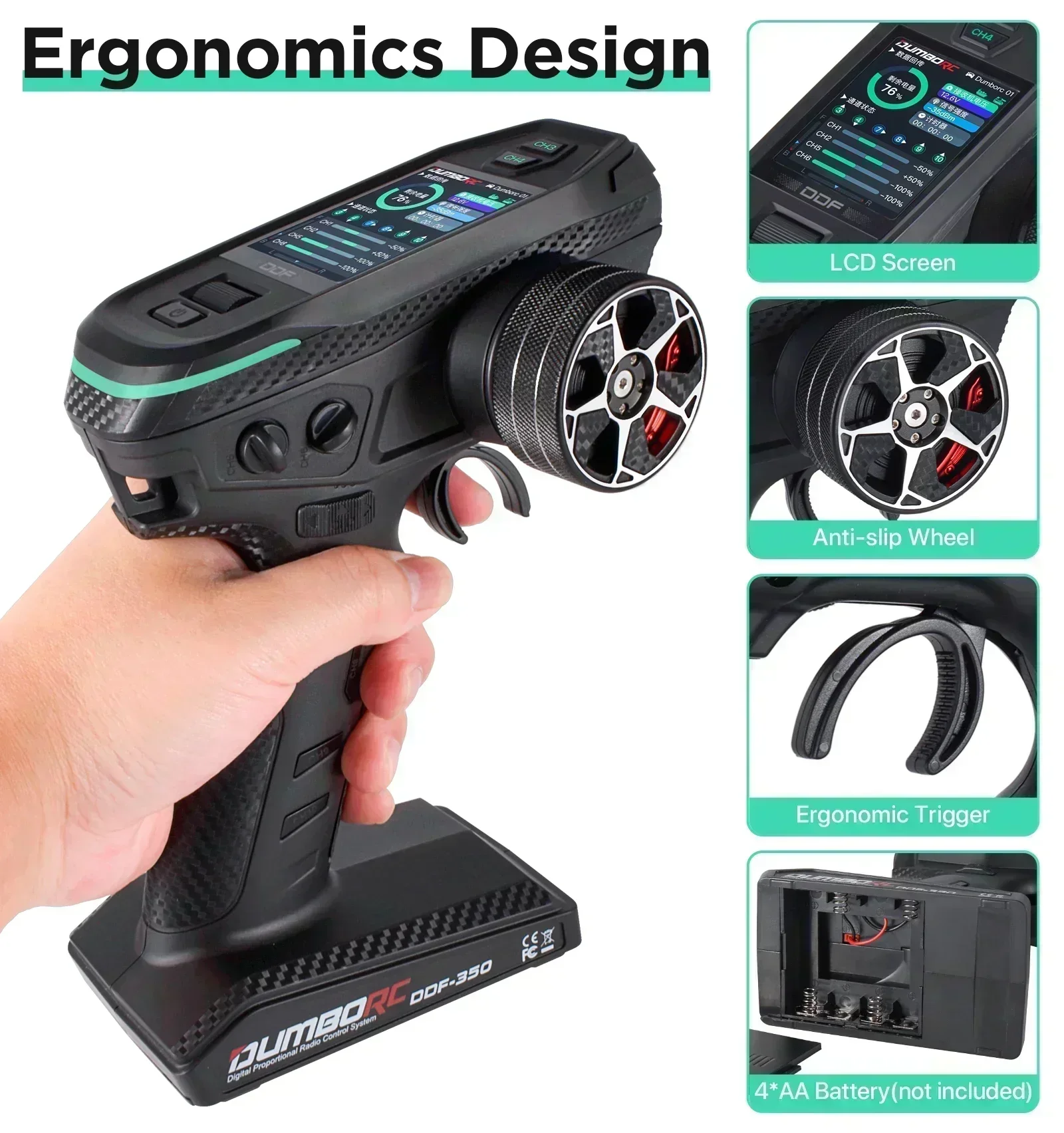 DUMBORC DDF-350 10CH RC Contro - Telemetry Module Rc reseña y precio