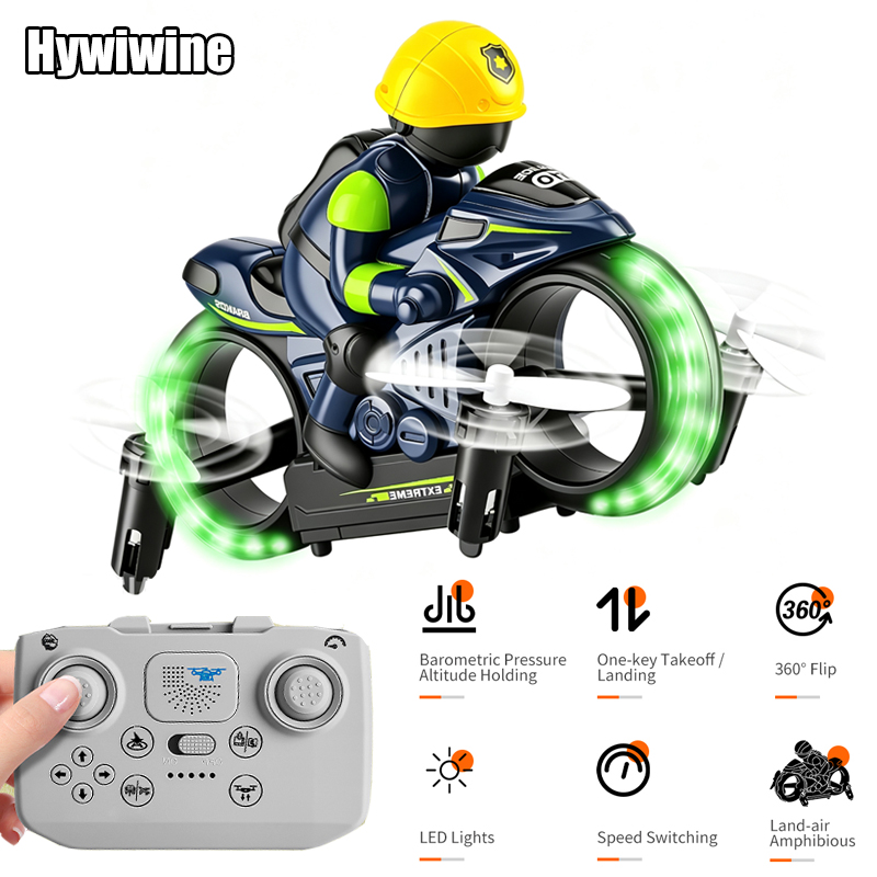 Mini coche RC 2 en 1 de alta v - Drone Vs Rc Car reseña y precio