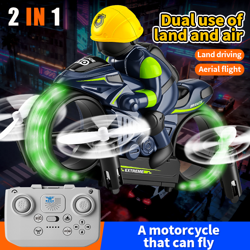 Mini coche RC 2 en 1 de alta v - Drone Vs Rc Car reseña y precio