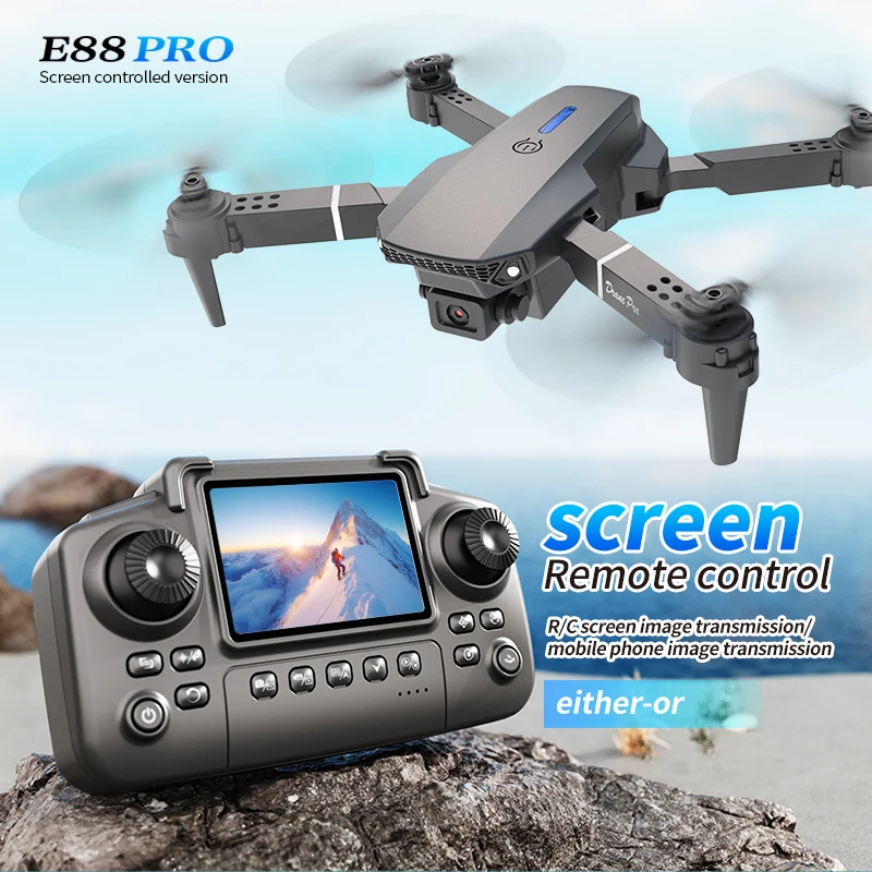 Dron profesional E88 PRO con p - Nano Quad Fpv reseña y precio