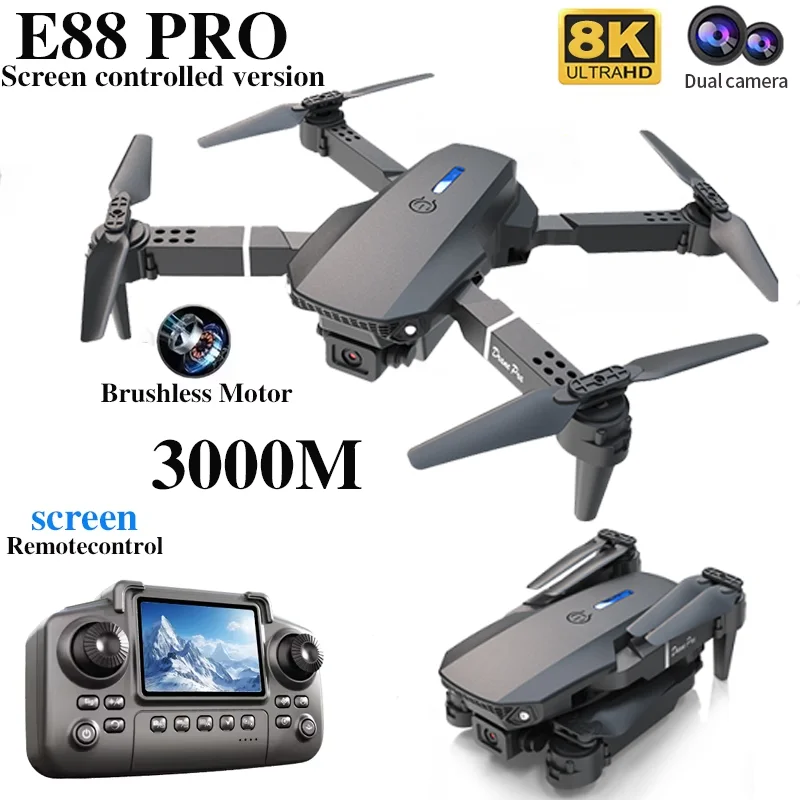 Dron profesional E88 PRO con p - Nano Quad Fpv reseña y precio