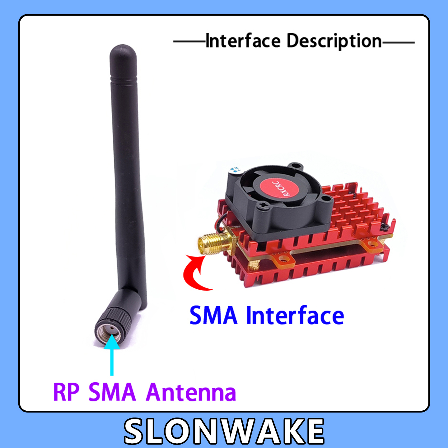SLONWAKE 5,8G 2W VTX FPV 1800T - Telemetry Module Rc reseña y precio