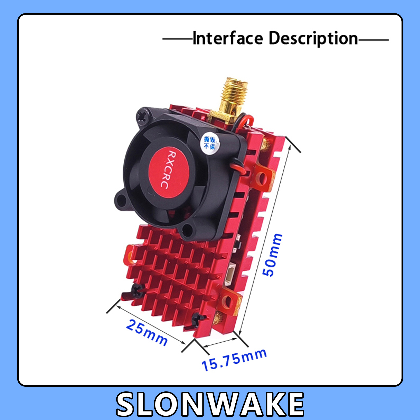 SLONWAKE 5,8G 2W VTX FPV 1800T - Telemetry Module Rc reseña y precio