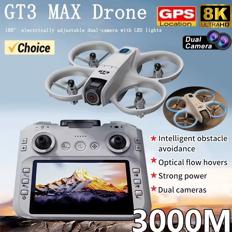 Dron RC 2026 GT3Max HD 8K con  - Drone Vera Rc reseña y precio
