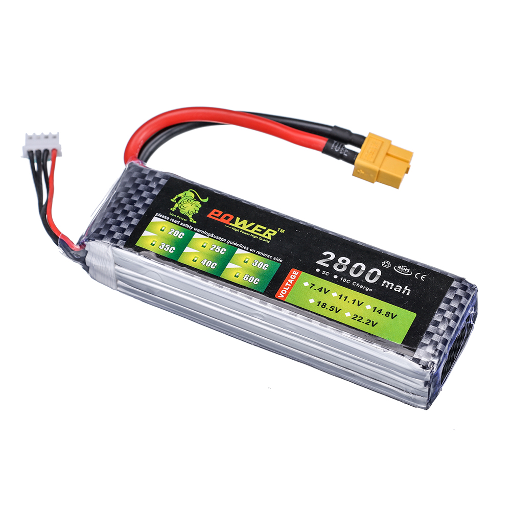 Batería Lipo 3S 11,1 V 2800mAh - Drone Rc Truck reseña y precio
