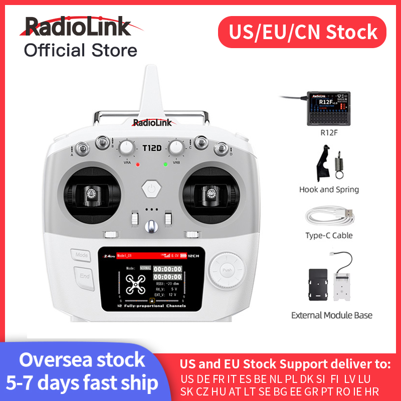 Radiolink T12D ELRS Transmisor - Joystick Rc Drone reseña y precio