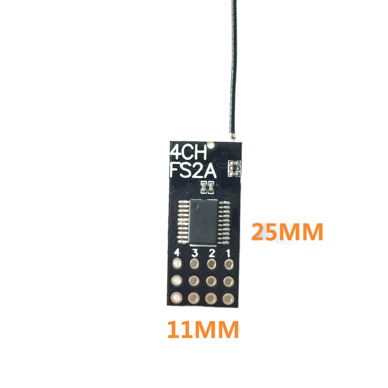 Receptor Flysky FS2A Mini 4CH  - Drone Rc Controller And Receiver reseña y precio
