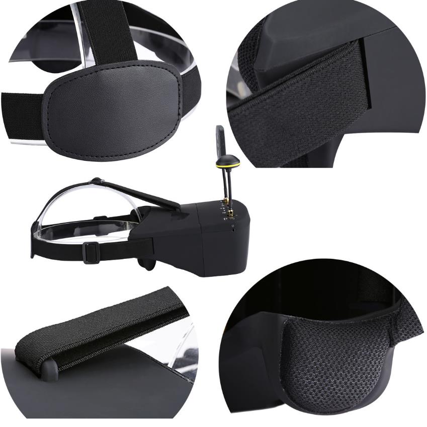 EV800D 5,8G 40CH 5 pulgadas 80 - Fpv Goggles Headset reseña y precio