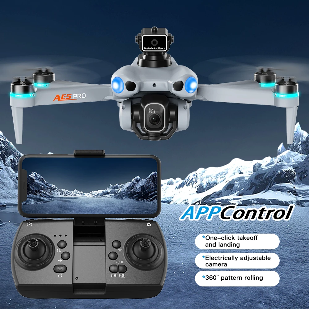 Dron AE5 Pro 8K HD con Pantall - Drone Pro Rc Ufo reseña y precio