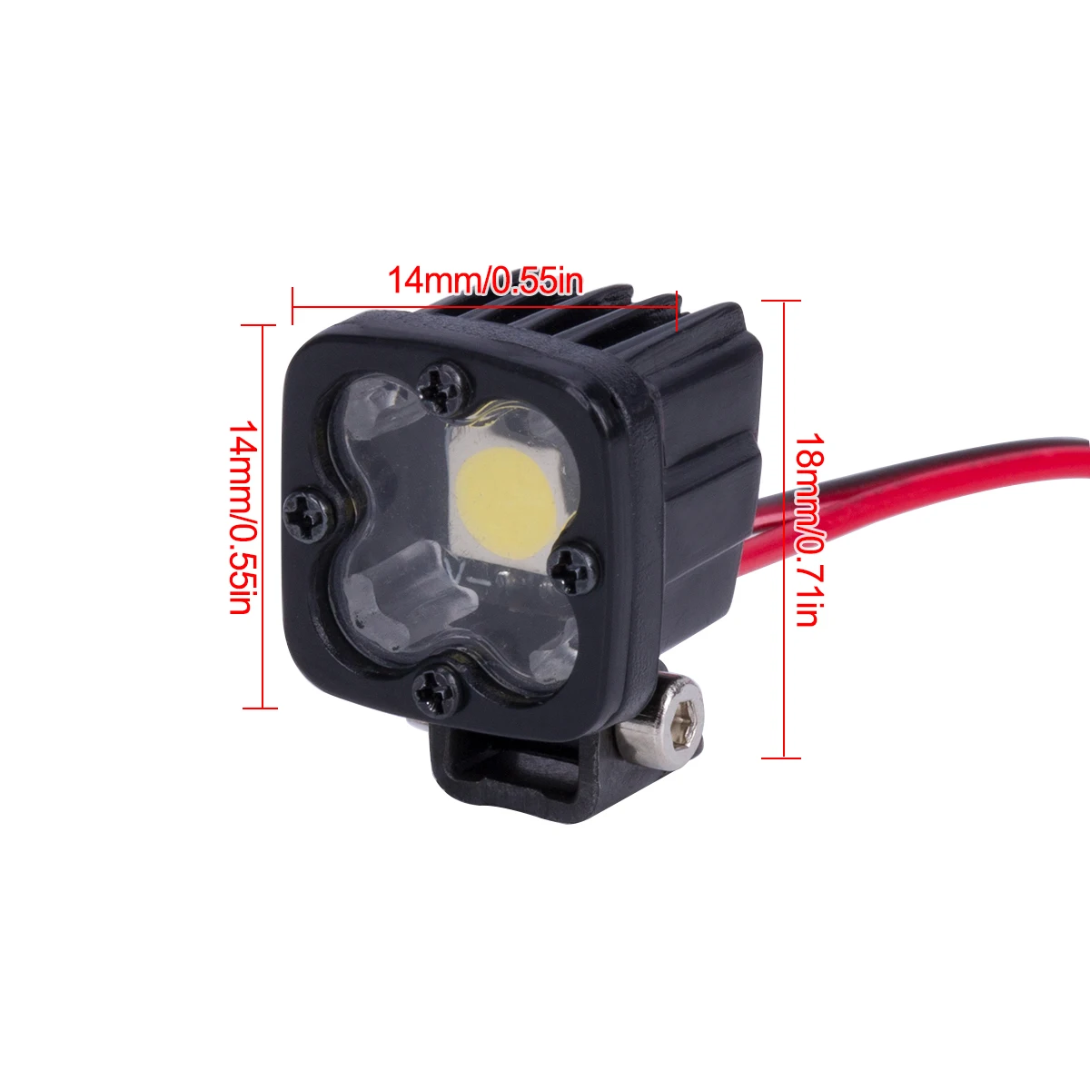 RC Car Square Bright LED luces - Rc Car Body Shell reseña y precio