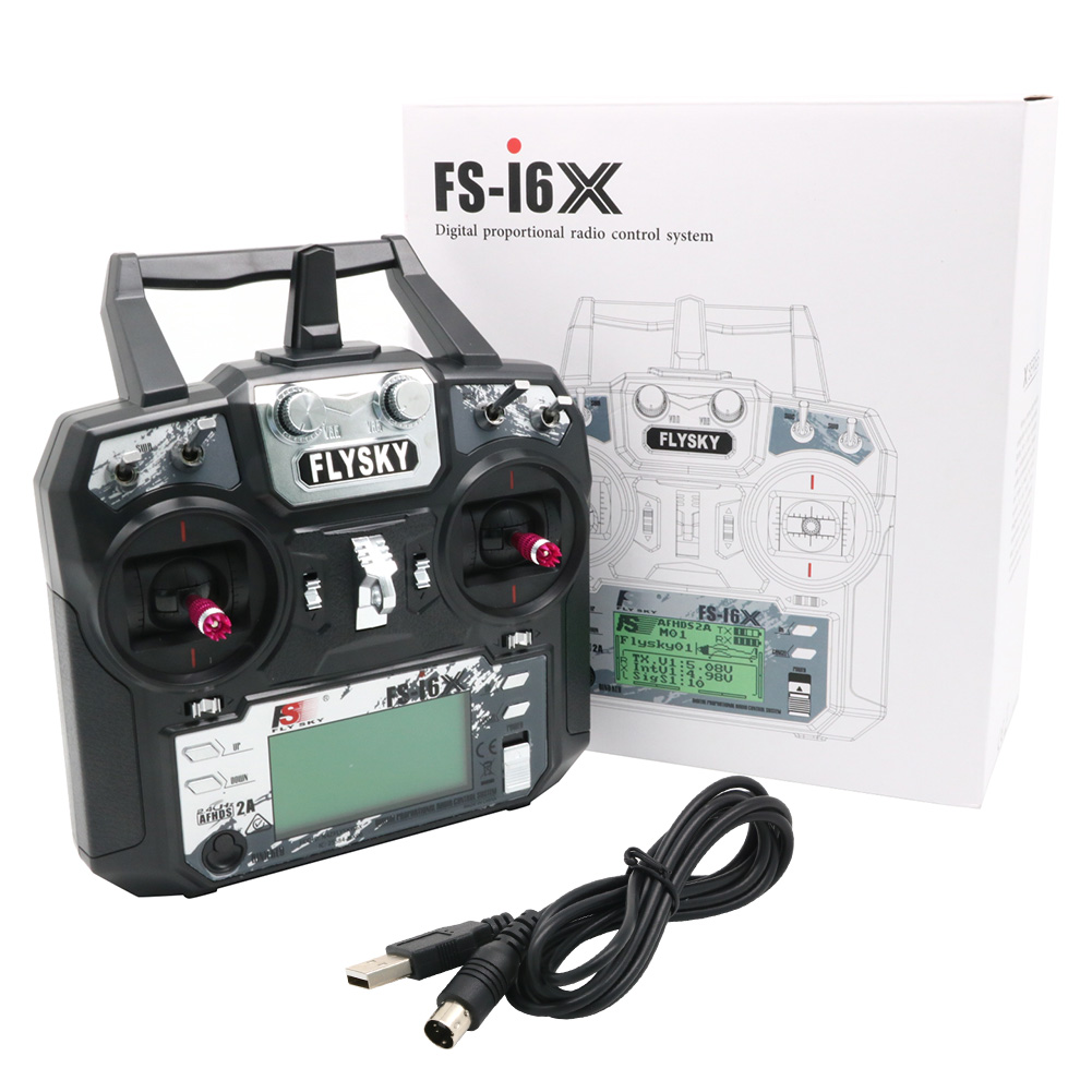 FLYSKY FS-i6X FS i6X 10CH 2,4  - Drone Rc Transmitter And Receiver reseña y precio