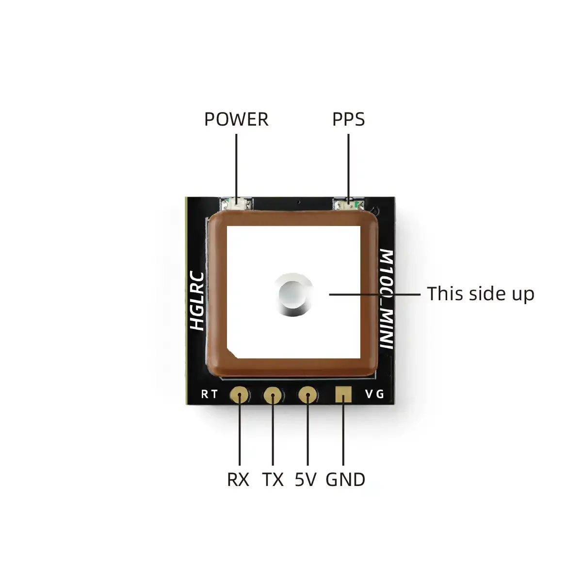 Módulo GPS HGLRC M100 MINI M10 - Nano Quad Fpv reseña y precio
