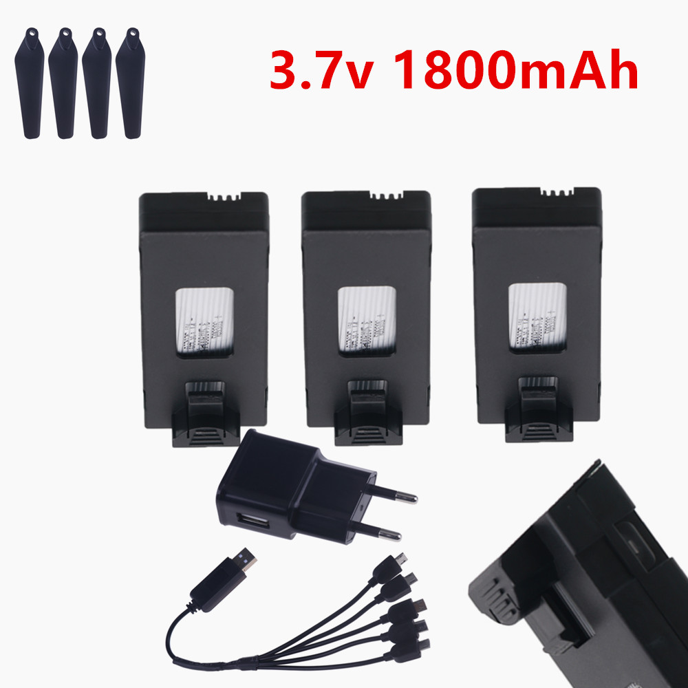 Batería Lipo recargable de 3,7 - Drone Rc E99 K3 reseña y precio