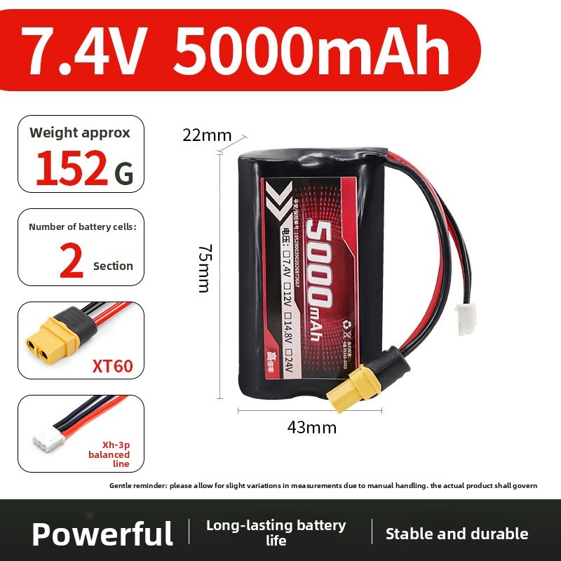 Batería Lipo 2S 4S 6S 5000MAH  - Drone Rc Truck reseña y precio