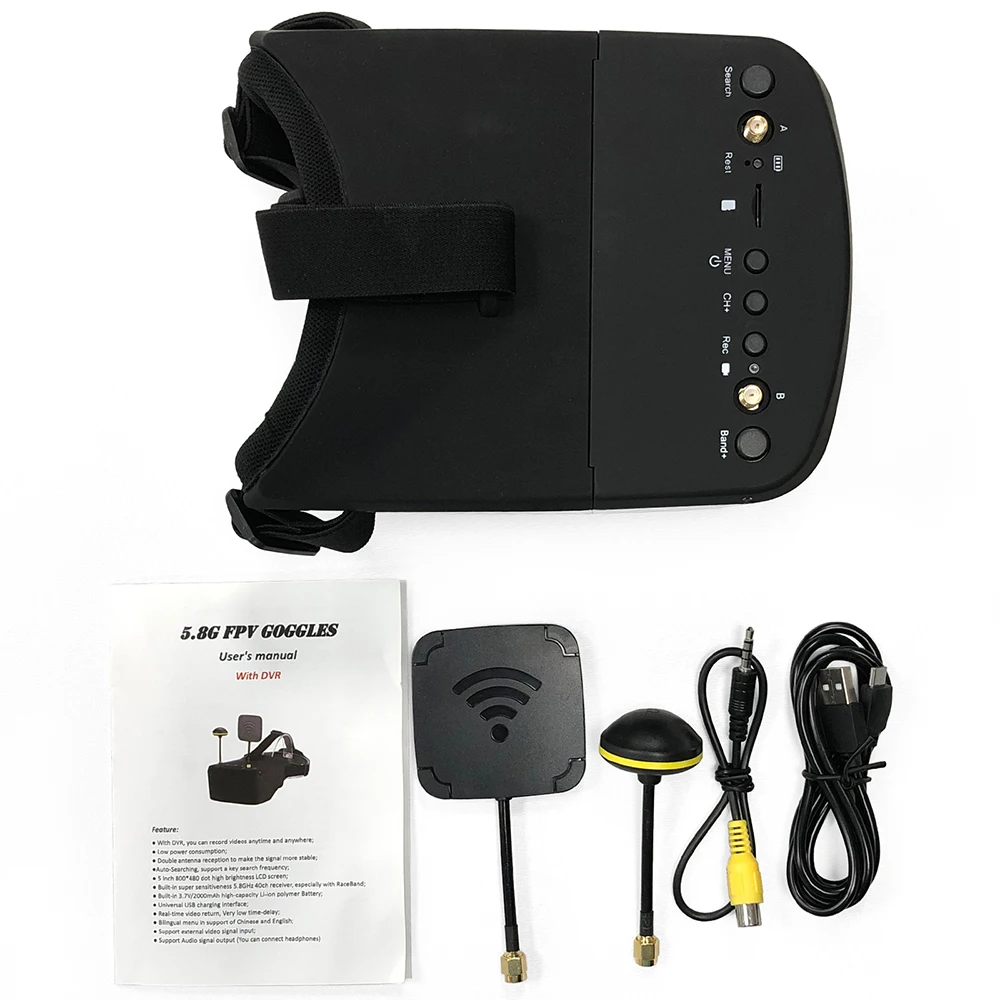 Gafas FPV UniFly 9IMOD LS-800D - Fpv Goggles Headset reseña y precio