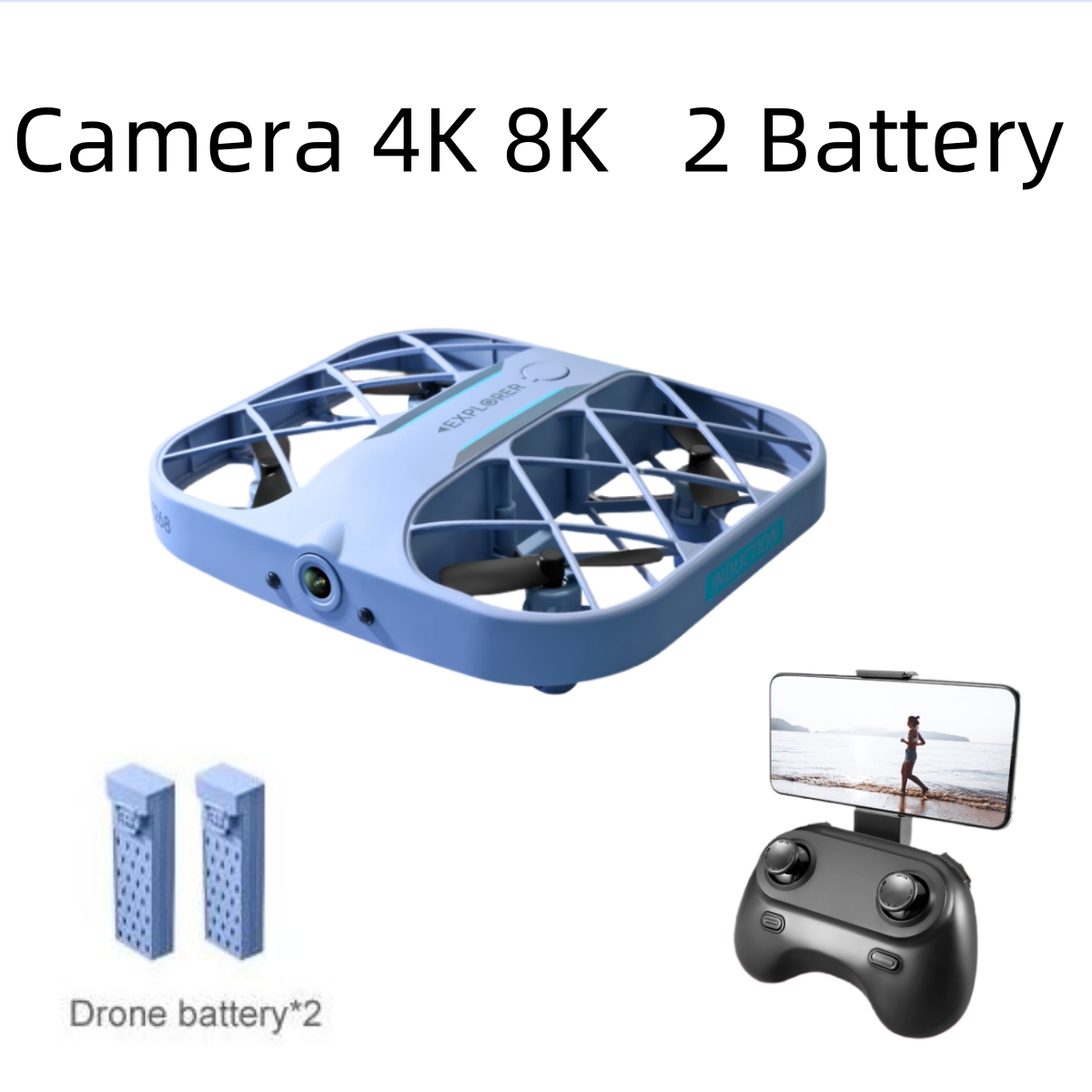 Dron JJRC H107 FPV RC con 2 Ba - Nano Quad Fpv reseña y precio