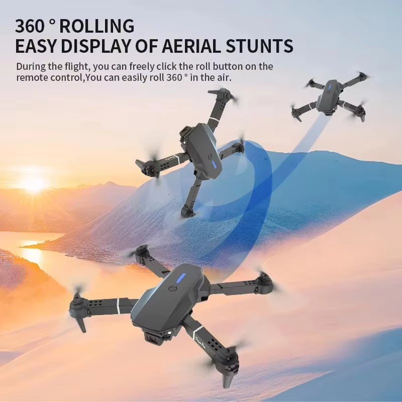 Dron E88 Pro Nuevo y Mejorado  - Drone Rc E88 Pro reseña y precio
