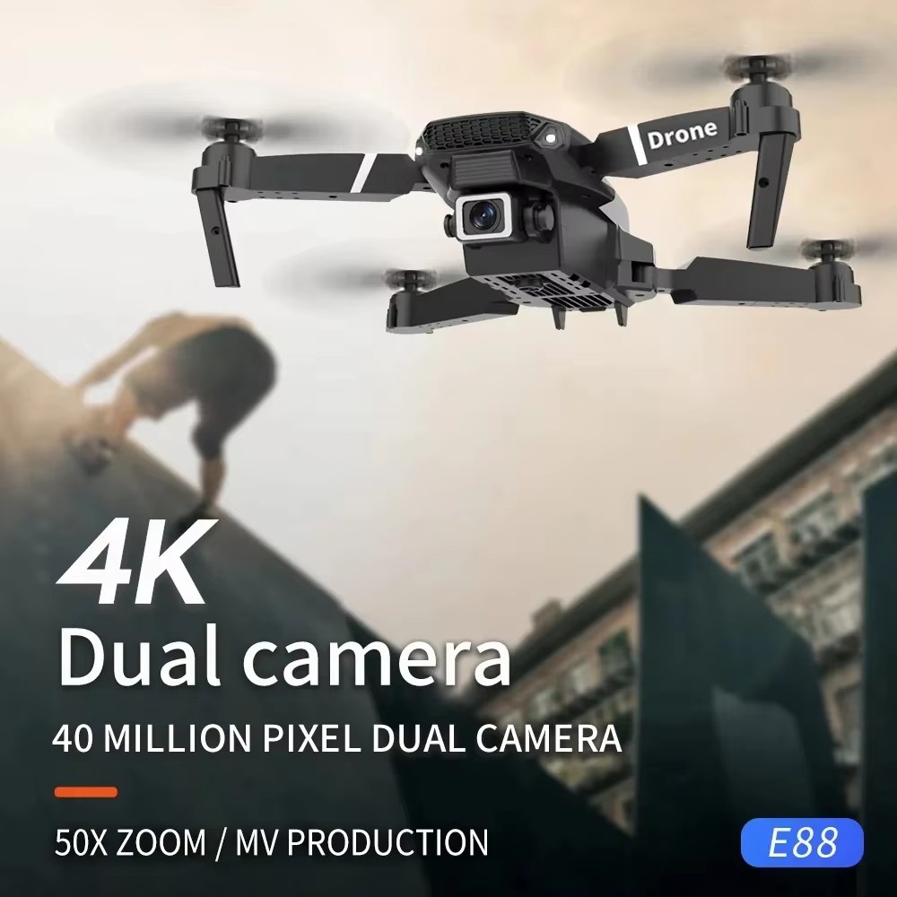 Dron E88 Pro Nuevo y Mejorado  - Drone Rc E88 Pro reseña y precio