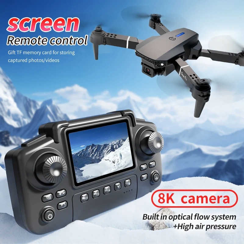 Dron E88 PRO con Pantalla, Cám - Drone Rc E88 Pro reseña y precio